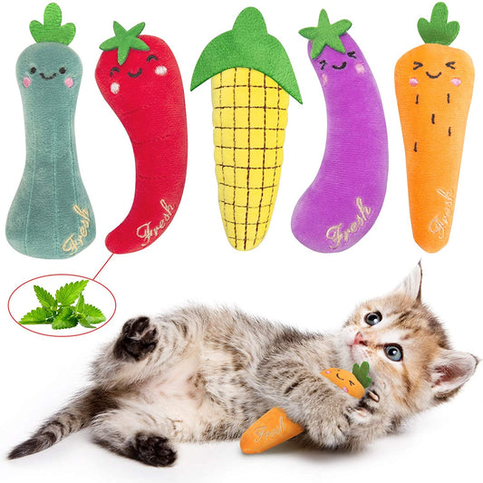 Catnip Toys, Cat Toys, Cat Toys for Indoor Cats, Catnip Toys for Cats, Cat Toys with Catnip, Interactive Cat Toy, Cat Chew Toy, Cat Pillow Toys, Cat Toys for Kittens Kitty